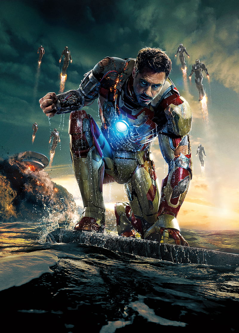 iron man 3, avengers iron man, marvel, movie, HD phone wallpaper