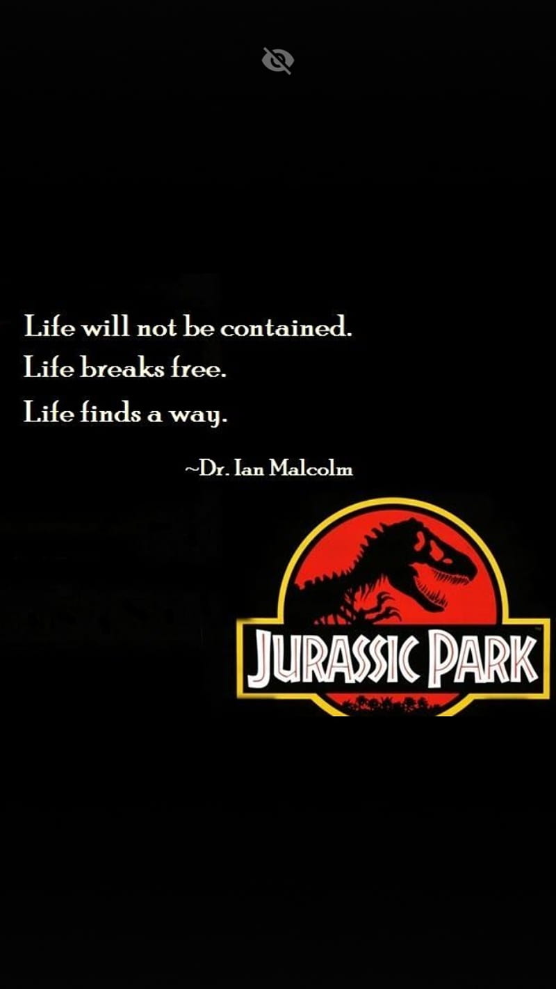 Jurassic park , quotes, sayings, HD phone wallpaper