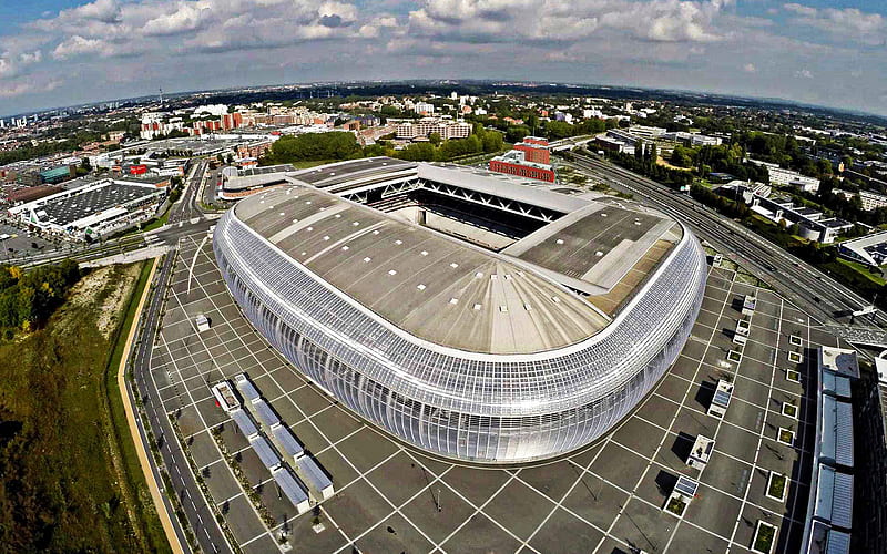 Stade Pierre Mauroy, Lille, France, Lille OSC Stadium, French Football Stadium, Ligue 1, Villeneuve, Lille Olympique Sporting Club, HD wallpaper