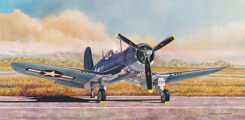 Airshow Corsair, Warbird, F4U, Corsair, F4U Corsair, HD wallpaper