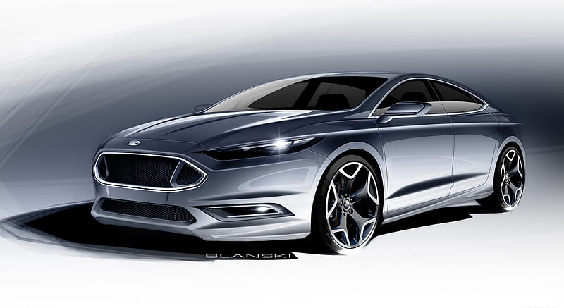 2015 Ford Mondeo - Design Sketch , car, HD wallpaper