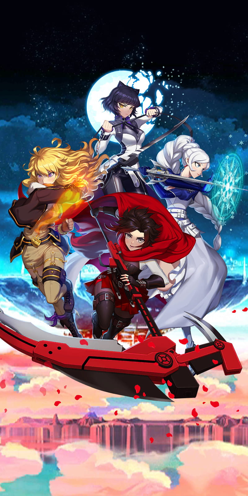 Download Rwby 4k Anime Phone Wallpaper