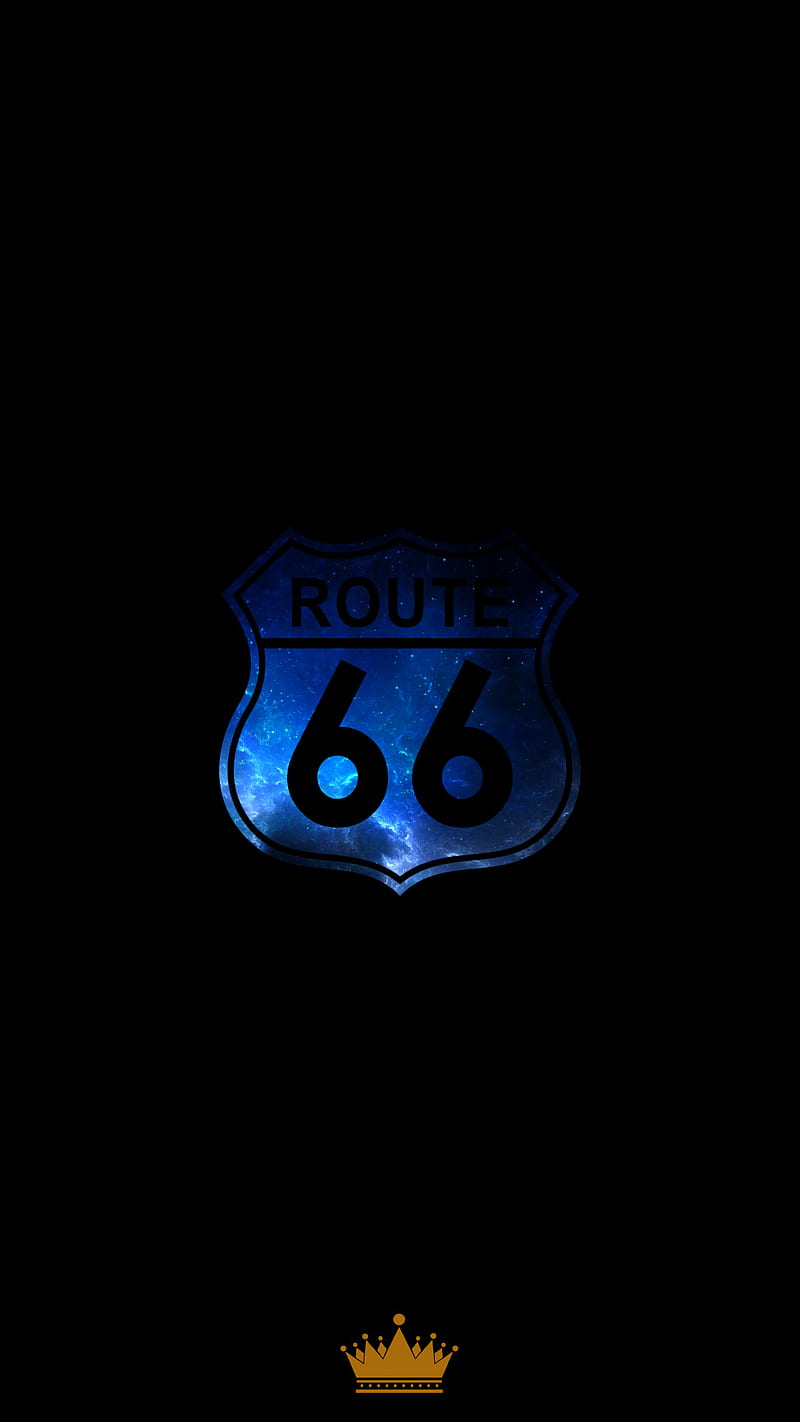 Route 66, galaxy, king, light, HD phone wallpaper