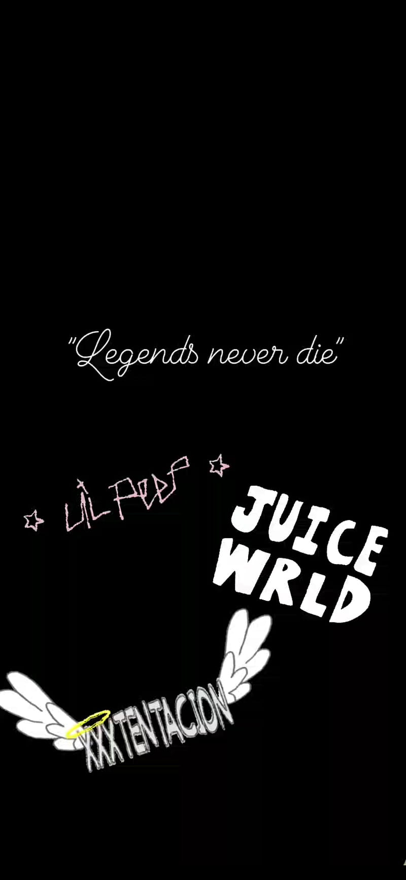 Legends, juicewrld, legend, lil peep, music, rap, HD phone wallpaper