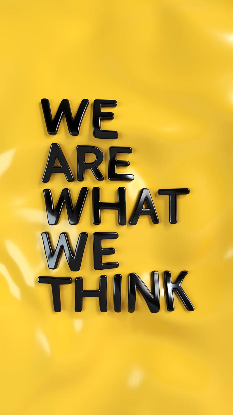 WE ARE yellow, YIPPIEHEY, lettering, motivational, quote, saying, text, think, type, typography, wordart, HD phone wallpaper