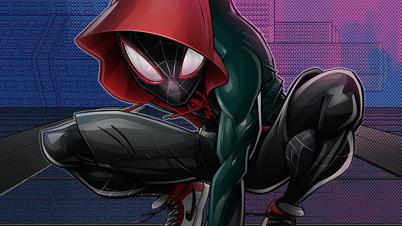 Fan Art Spider Verse, spiderman, superheroes, artwork, artist, digital-art, HD wallpaper