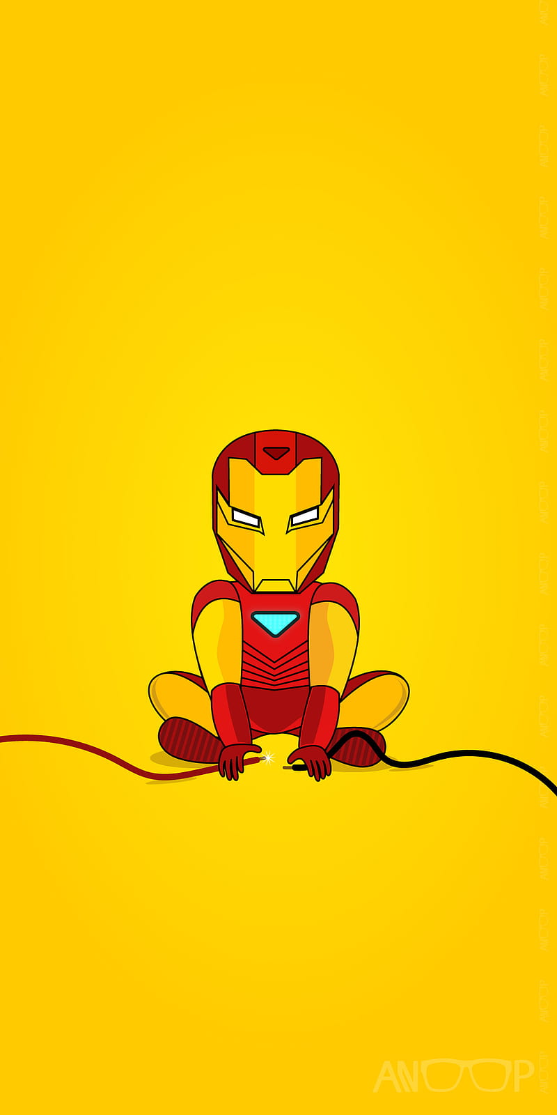 Iron man avengers, baby, cartoon, cute, iron man, marvel, mcu, minimal, the  avengers, HD phone wallpaper | Peakpx