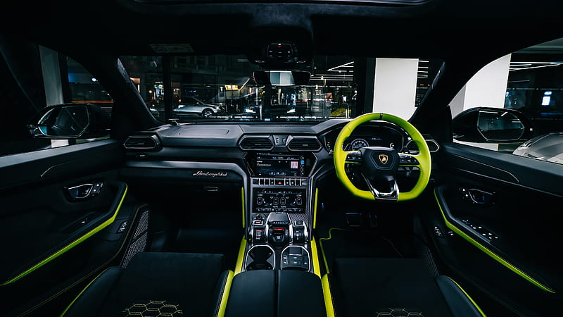 Lamborghini Urus Graphite Capsule Interior Cars, HD wallpaper