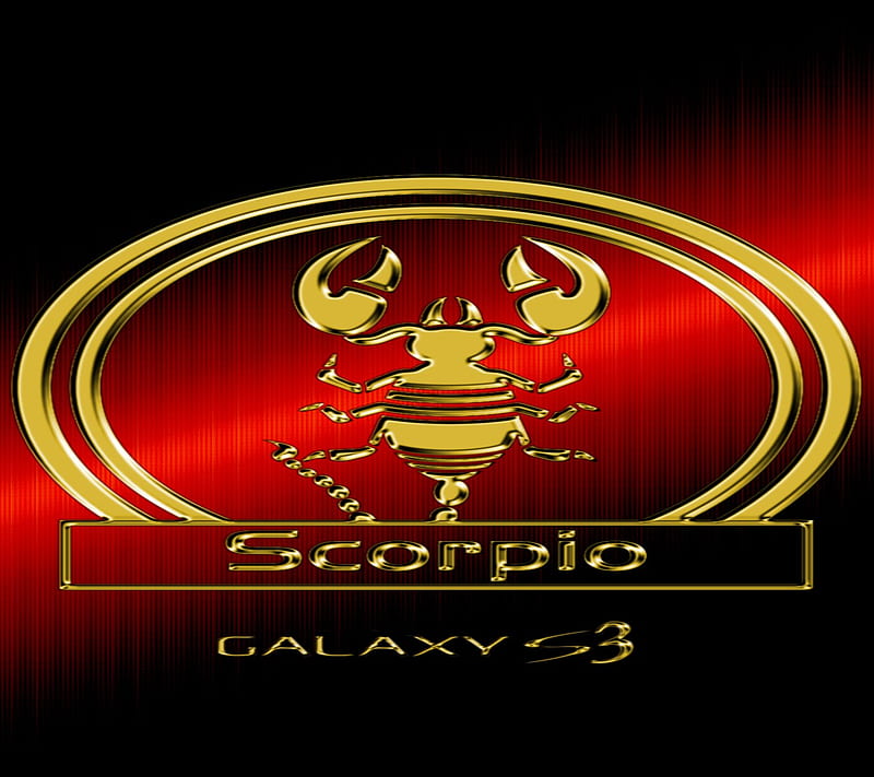 Golden Scorpion, galaxy, gold, homescreen, s3, scorpio, HD wallpaper