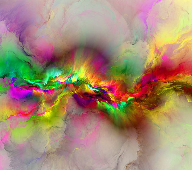 Color Explosion, abstract, art, colorful, HD wallpaper