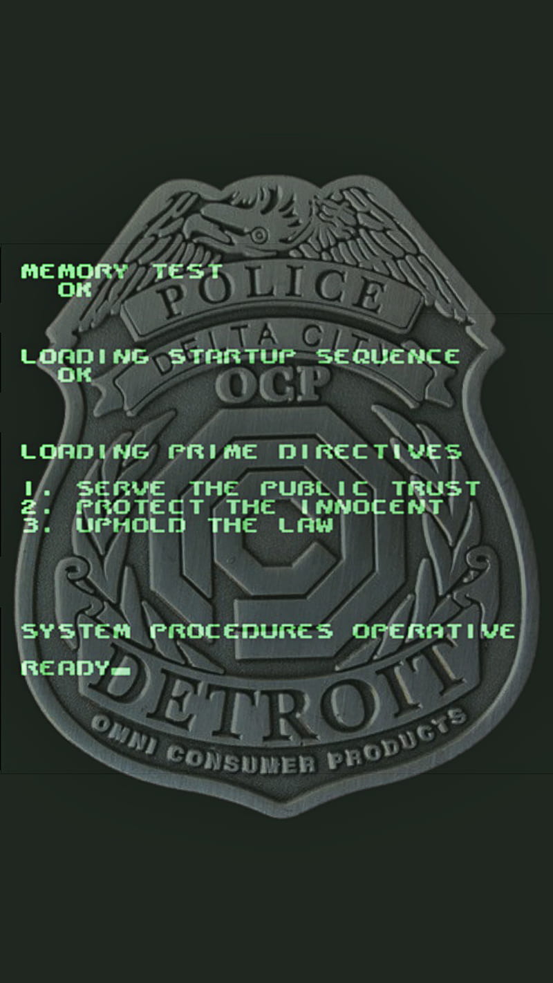 Robocop Directives, ocp, police, HD phone wallpaper