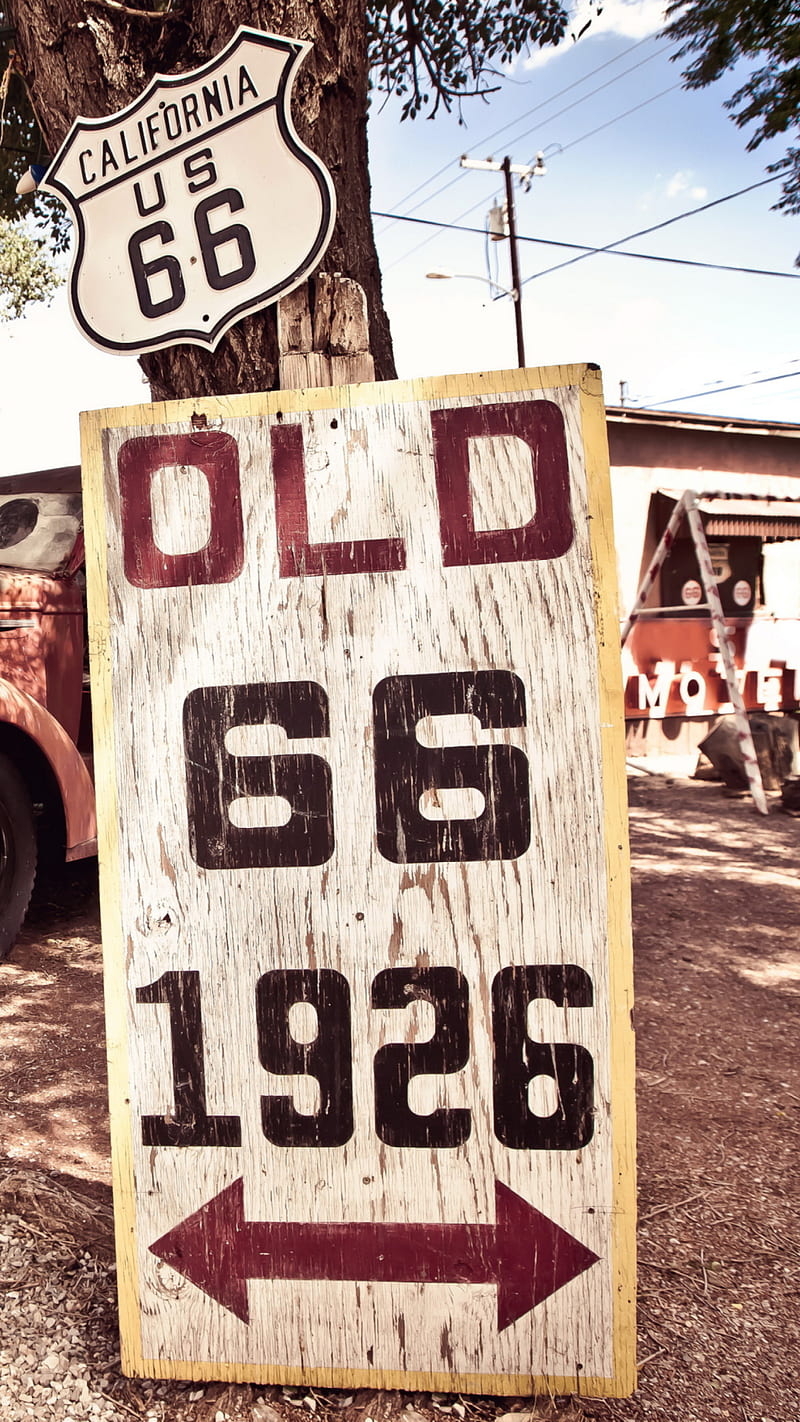 1926 Route66, route 66, us 66, HD phone wallpaper