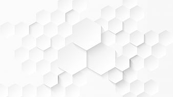 White Hexagon Geometric Shapes White Aesthetic, HD wallpaper