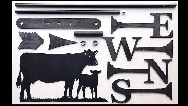 Weathervane self assembly kit, Weathervane, Self assembly, Kit, Cow, HD wallpaper