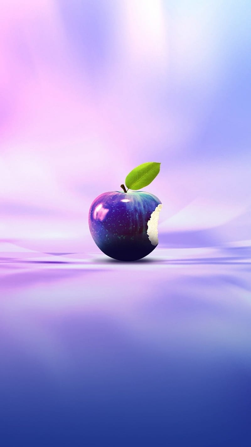 Apple, 3d, fruit, logo, HD phone wallpaper