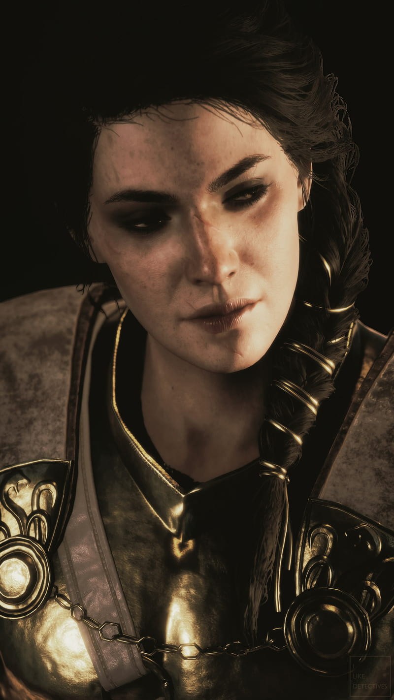 Kassandra, ac odyssey, assassins creed odyssey, game, HD phone wallpaper