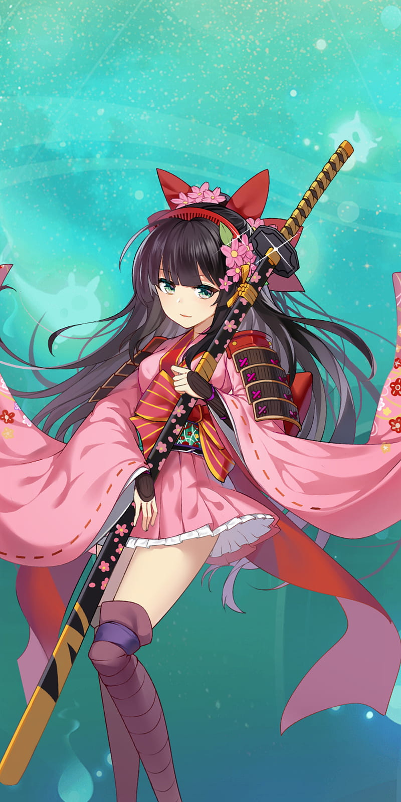 Sakura skin 2, girls x battle 2, sakura, HD phone wallpaper