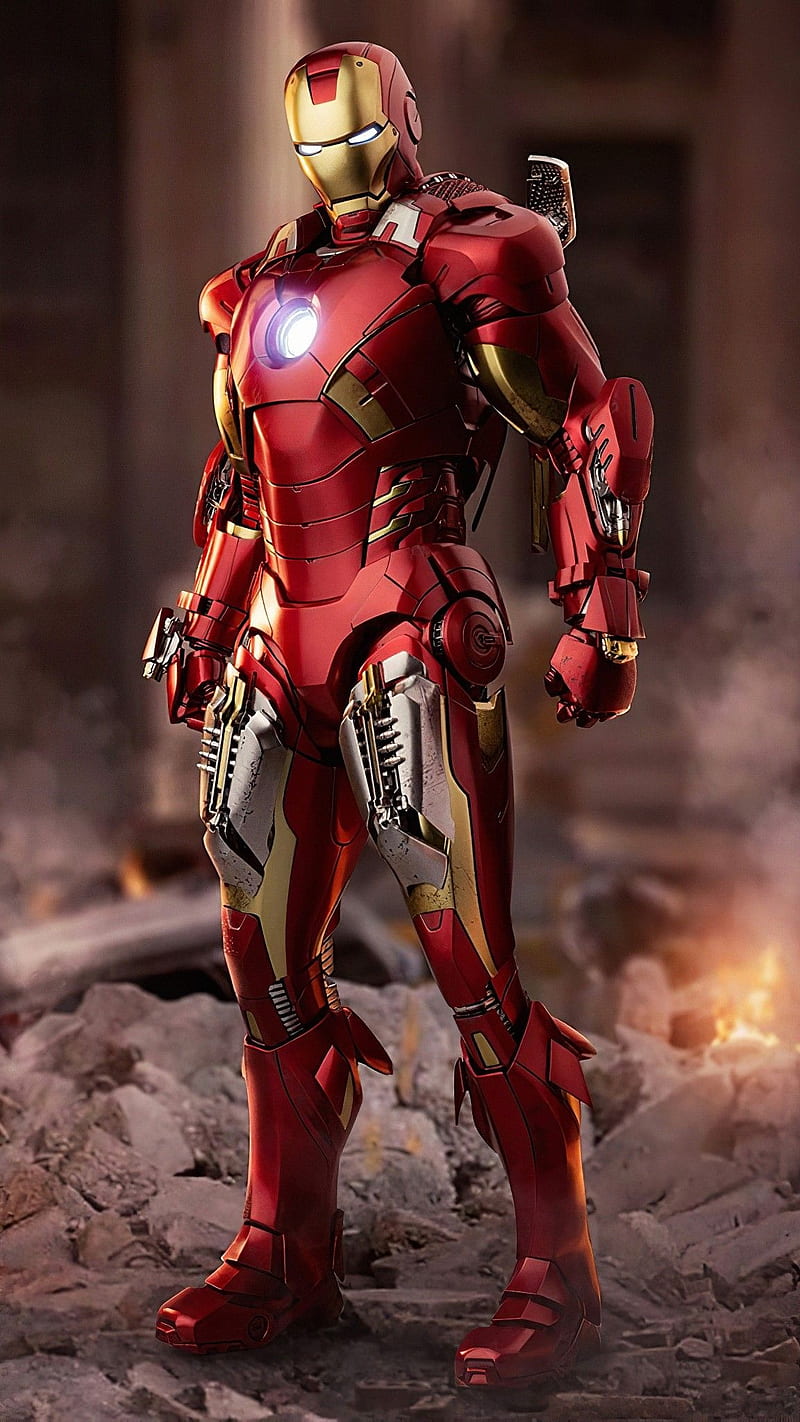 Iron Man, fictional character, cartoon, HD phone wallpaper | Peakpx