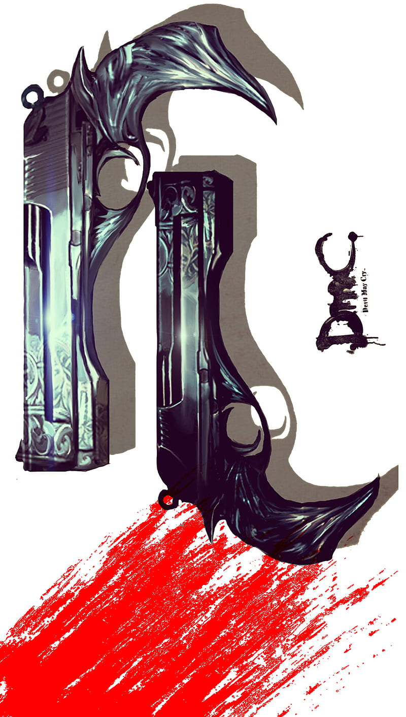 Devil May Cry Wiki - Devil May Cry 4 Ebony And Ivory, HD Png Download - vhv