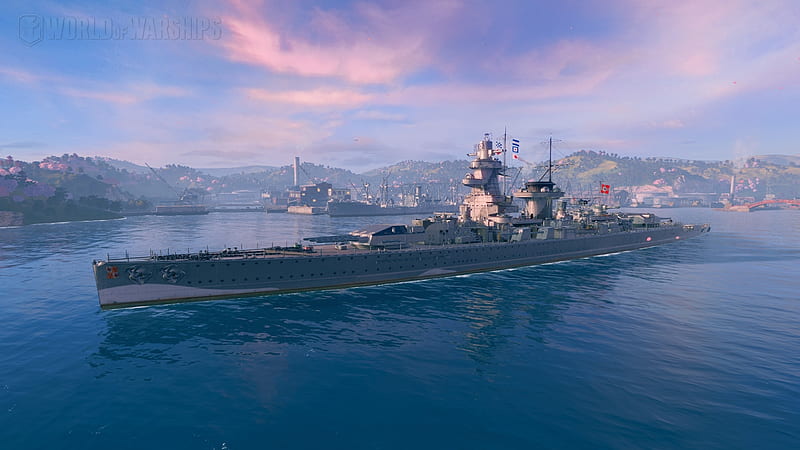German cruiser Admiral Graf Spee, cruiser, admiral graf spee, warship, HD wallpaper