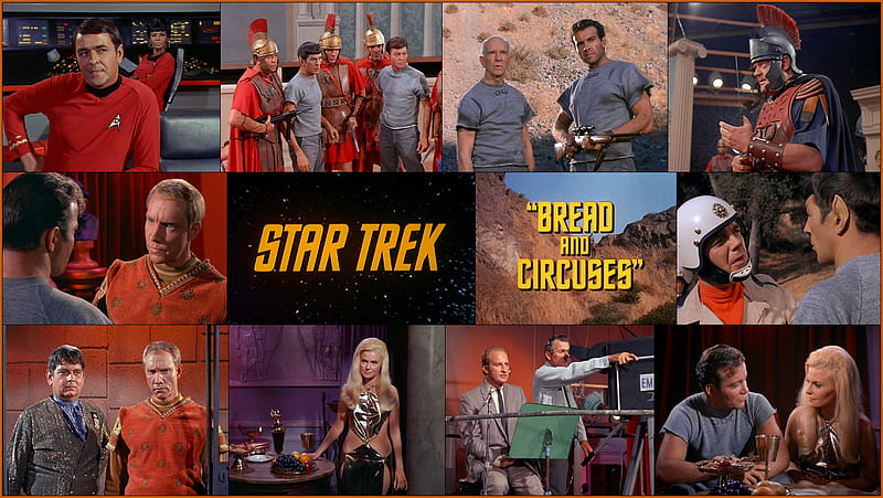 Bread and Circuses - Original Version, Kirk, gladiators, Roman Empire, Star Trek, Romans, Merrick, Spock, HD wallpaper
