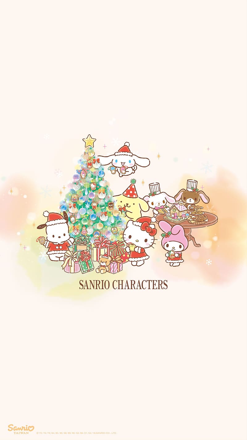 】201912. Hello kitty christmas, Sanrio hello kitty, Hello kitty, HD phone wallpaper