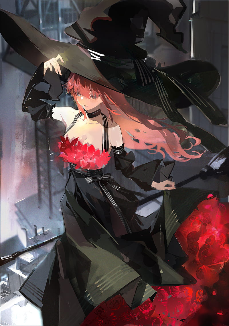 AI Art Generator: The witch make a poison, magic, black cat, moon night  background, Halloween, cute, anime, finely detailed features,  high-resolution, perfect art, stunning atmosphere, trending on pixiv  fanbox, 4k