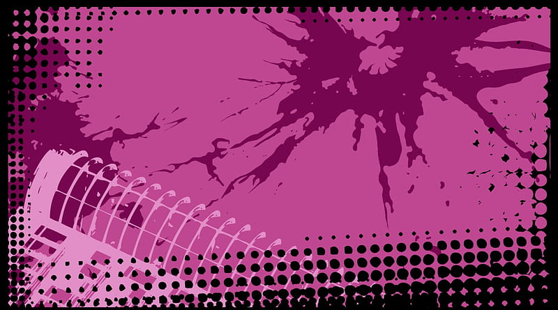 Grunge Display, grunge, dots, abstract, pink, vector, HD wallpaper