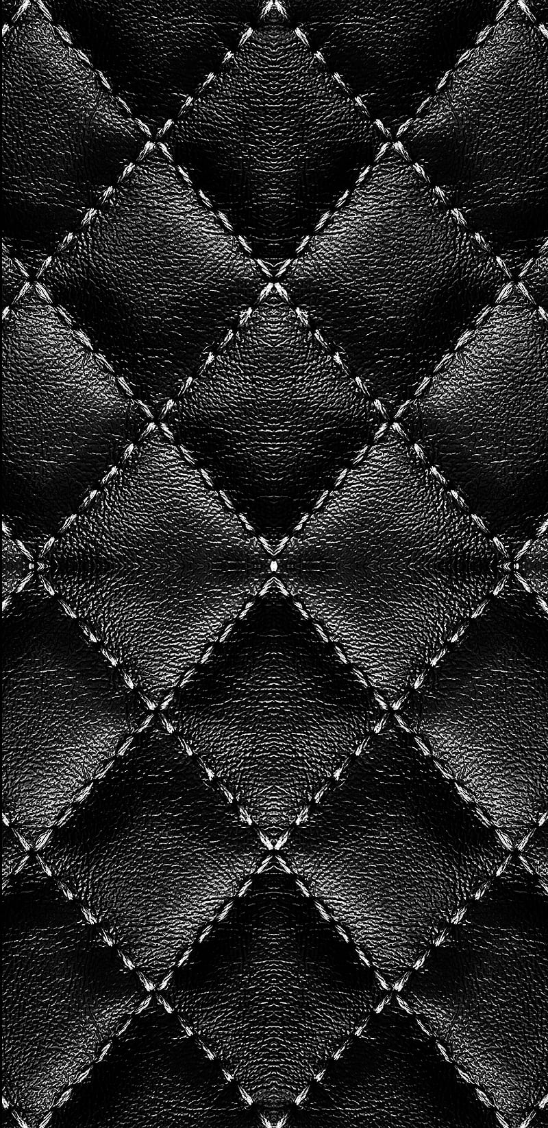 Black Leather luxury, stitches, texture, HD phone wallpaper