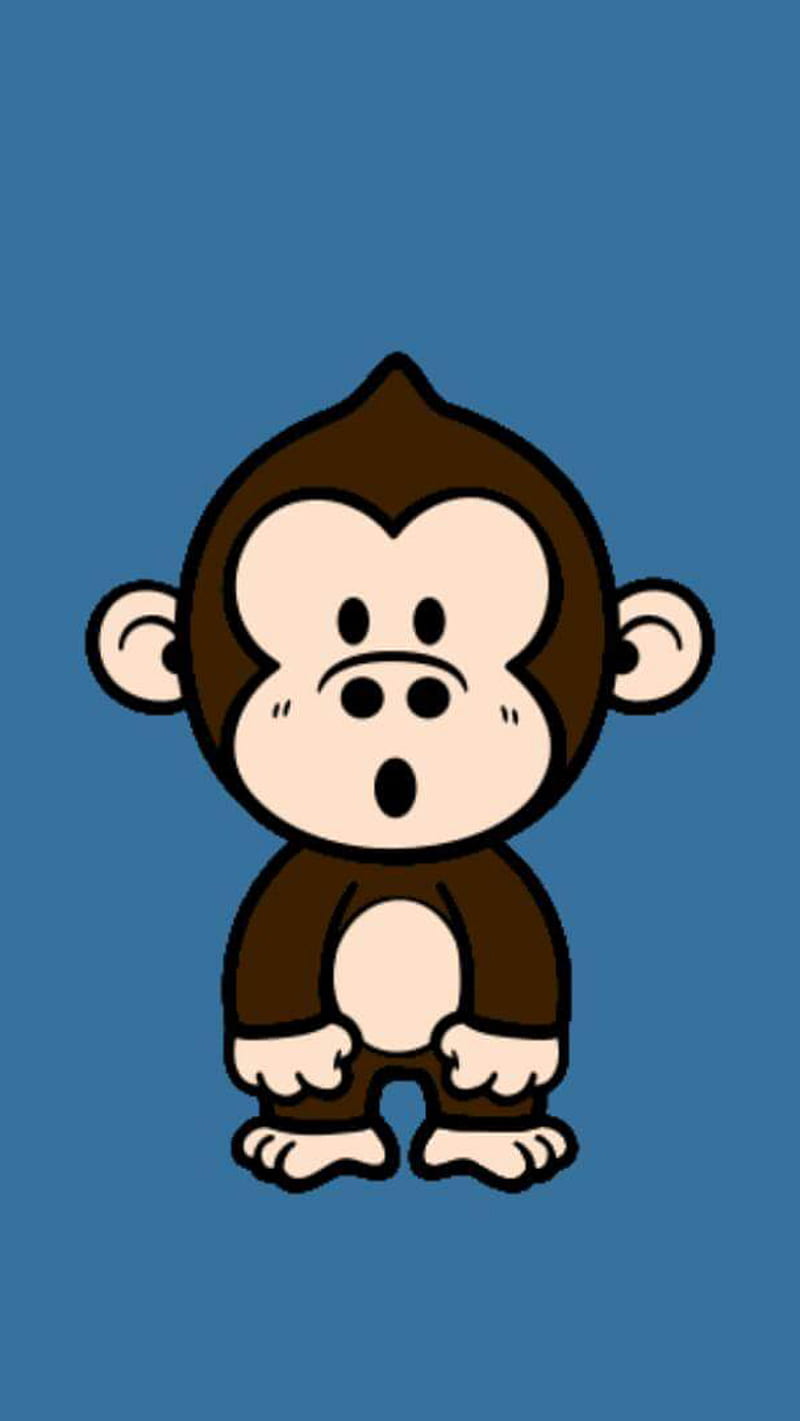 Funky Monkey, cartoon, monkey, HD phone wallpaper | Peakpx