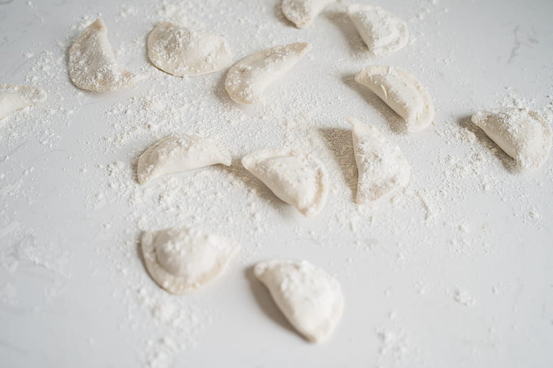 White Dough on White Table, HD wallpaper