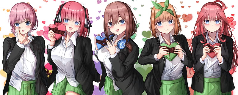 5-toubun no hanayome nakano ichika nakano itsuki nakano miku