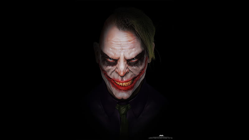Scary Joker, joker, superheroes, supervillain, artstation, artwork ...