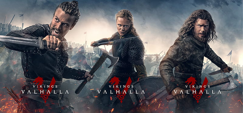 TV Show, Vikings: Valhalla, Frida Gustavsson , Leo Suter , Sam Corlett, HD wallpaper