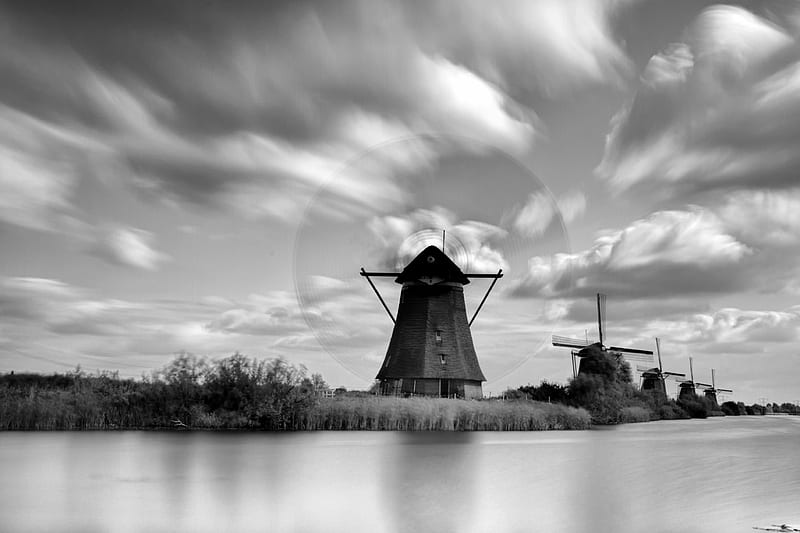 Antic mill, nice, mill, view, wind, perfect, bonito, antic, HD wallpaper
