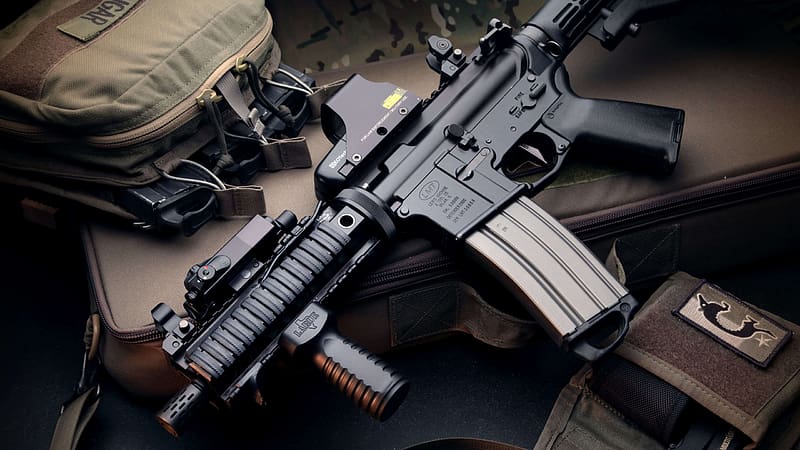 Gun, Weapons, Assault Rifle, M4 Carbine, HD wallpaper