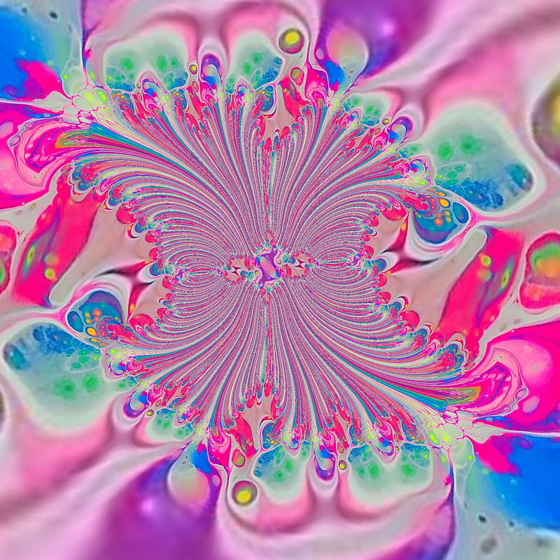 Kaleidoscope me, abstract, art, crazy, fractal, meditation, HD phone wallpaper