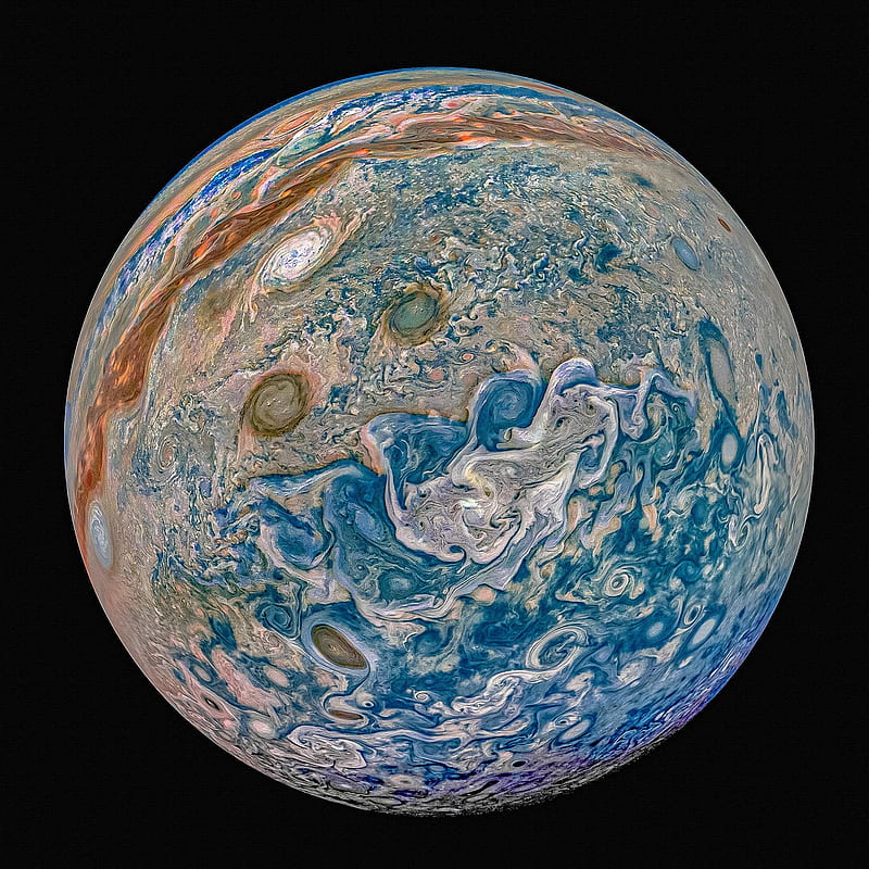 Space Marble Jupiter, background, ball, cosmos, iphone, nasa, planet, quake, HD mobile wallpaper