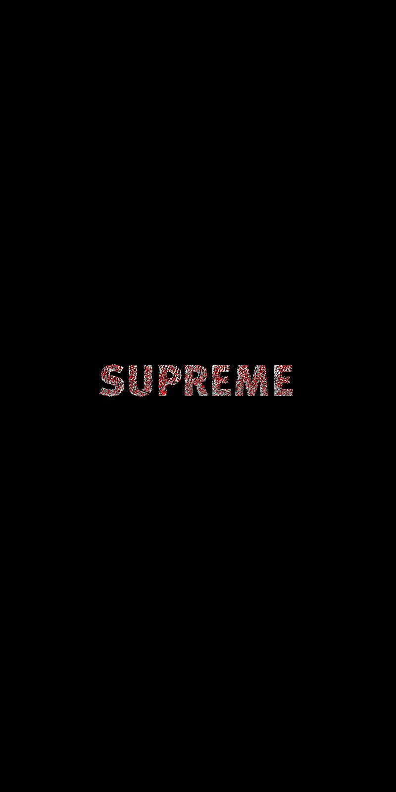 Supreme, black, brand, logo, pattern, red, HD phone wallpaper | Peakpx