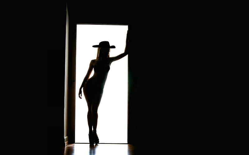 Cowgirl Silhouette. ., hats, boots, cowgirl, ranch, silhouette, door, barn, blondes, western, style, HD wallpaper