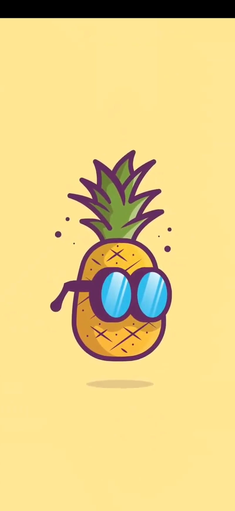Pineapple, 2d, animation, funny, HD phone wallpaper | Peakpx