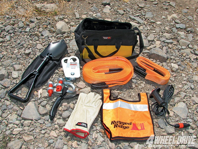 Rugged Ridge Recovery Gear, recovery, shackles, straps, gear, HD wallpaper