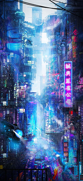 Cyberpunk Neon Tokyo Urban Street Live Wallpaper - MoeWalls