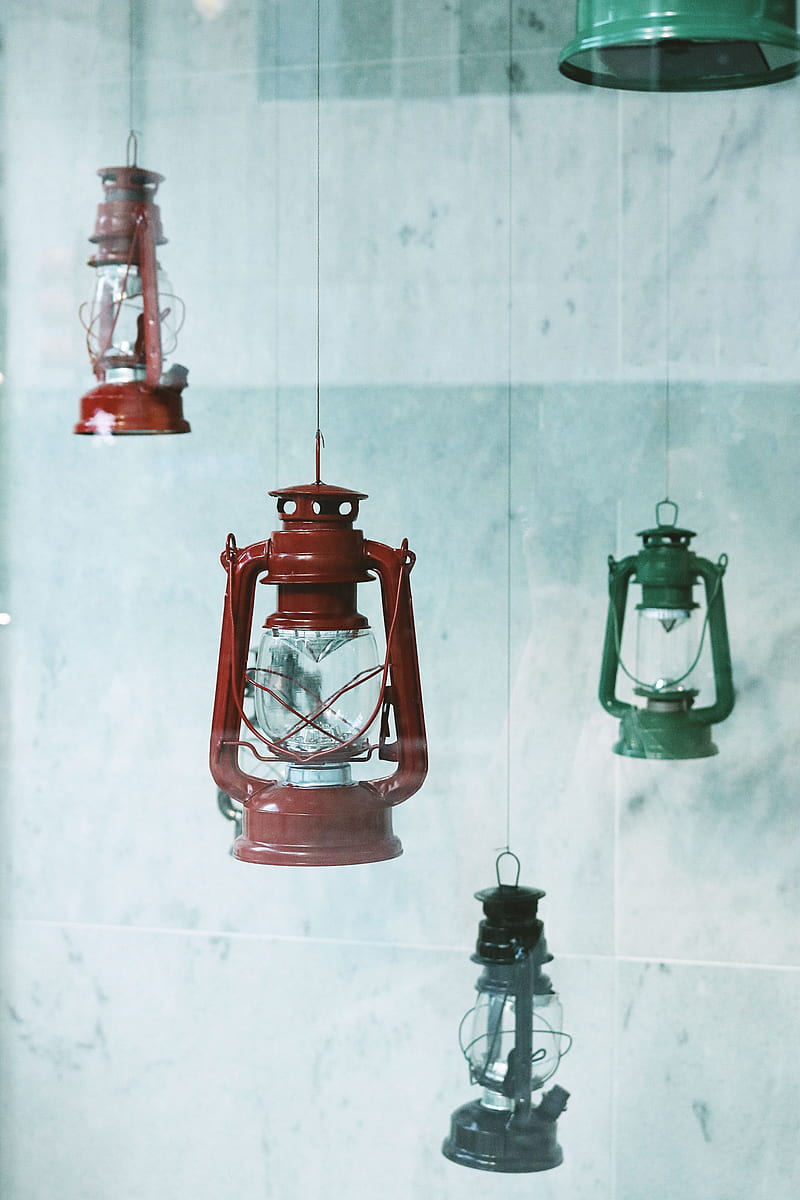 lanterns, lantern, lamp, lighting, hanging, HD phone wallpaper