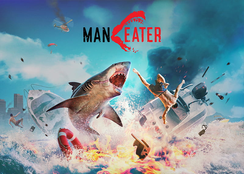 Maneater 2020 Game, Maneater, games, ps4-games, xbox-one-games, 2020-games, HD wallpaper