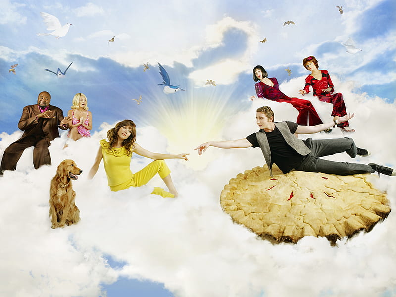 Pushing Daisies (TV Series 2007–2009), poster, pushing daisies, lee pace, man, woman, actress, people, tv series, actor, HD wallpaper