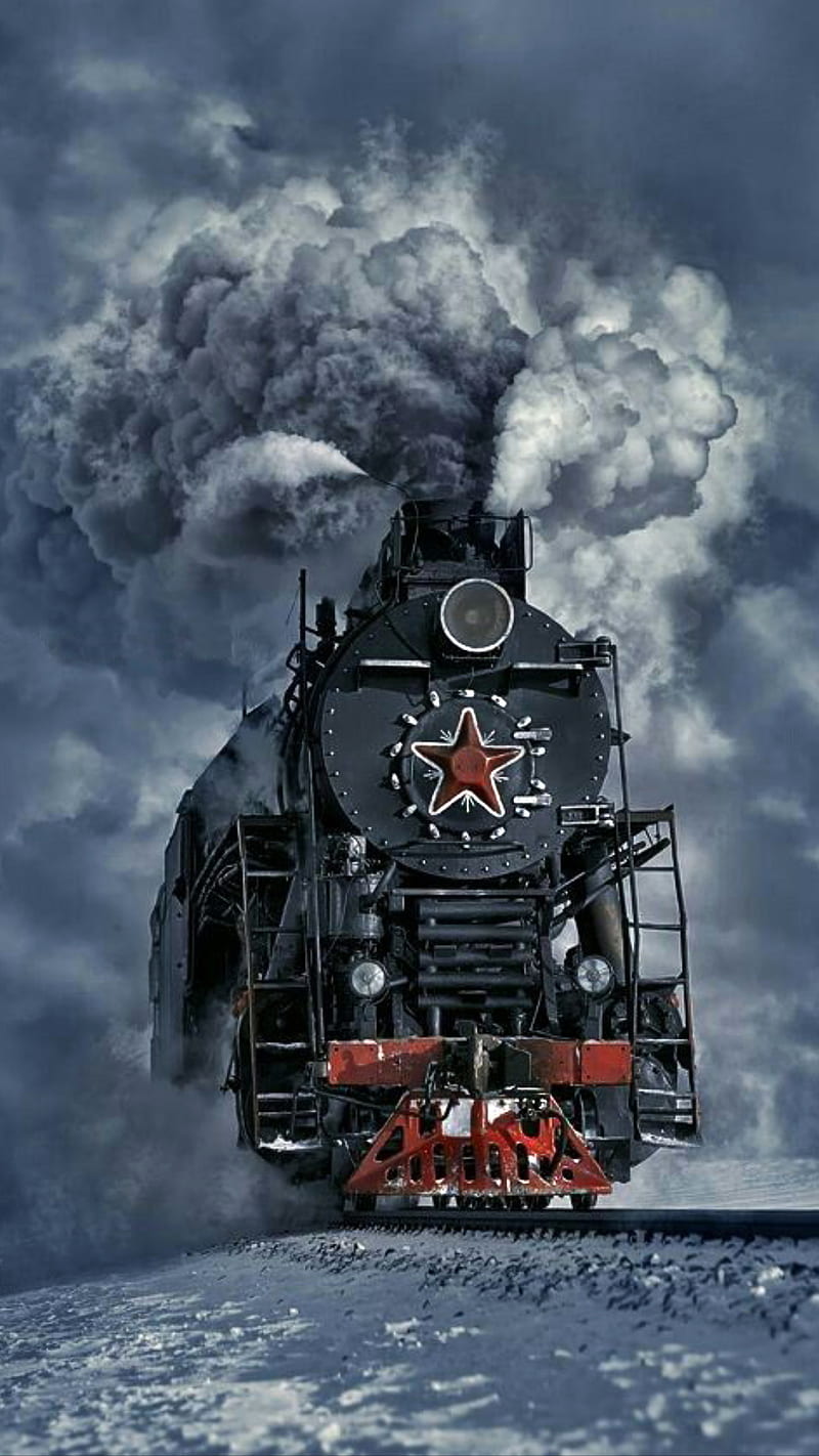 steam train, express, locomotive, travel, vehicle, HD phone wallpaper