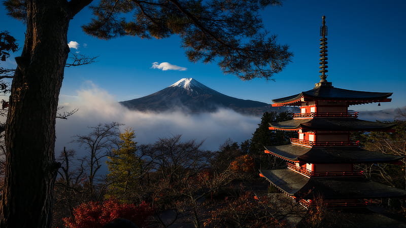 Volcanoes, Mount Fuji, Japan, HD wallpaper