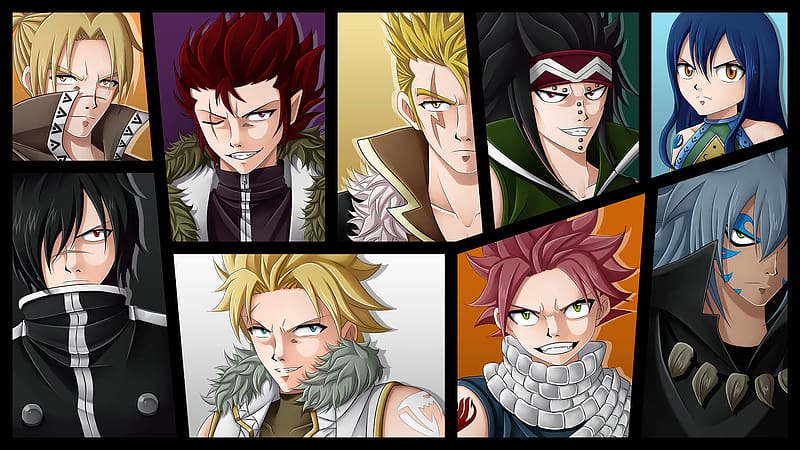 100+] Fairy Tail Characters Wallpapers | Wallpapers.com