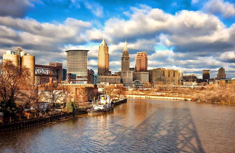 Cleveland Script and Skyline iPhone background  Cleveland, Cleveland  skyline, Ohio state wallpaper